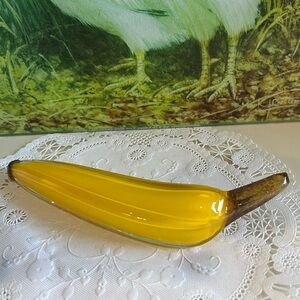 🍌 Vintage Glass Banana 🍌 ~ Prague